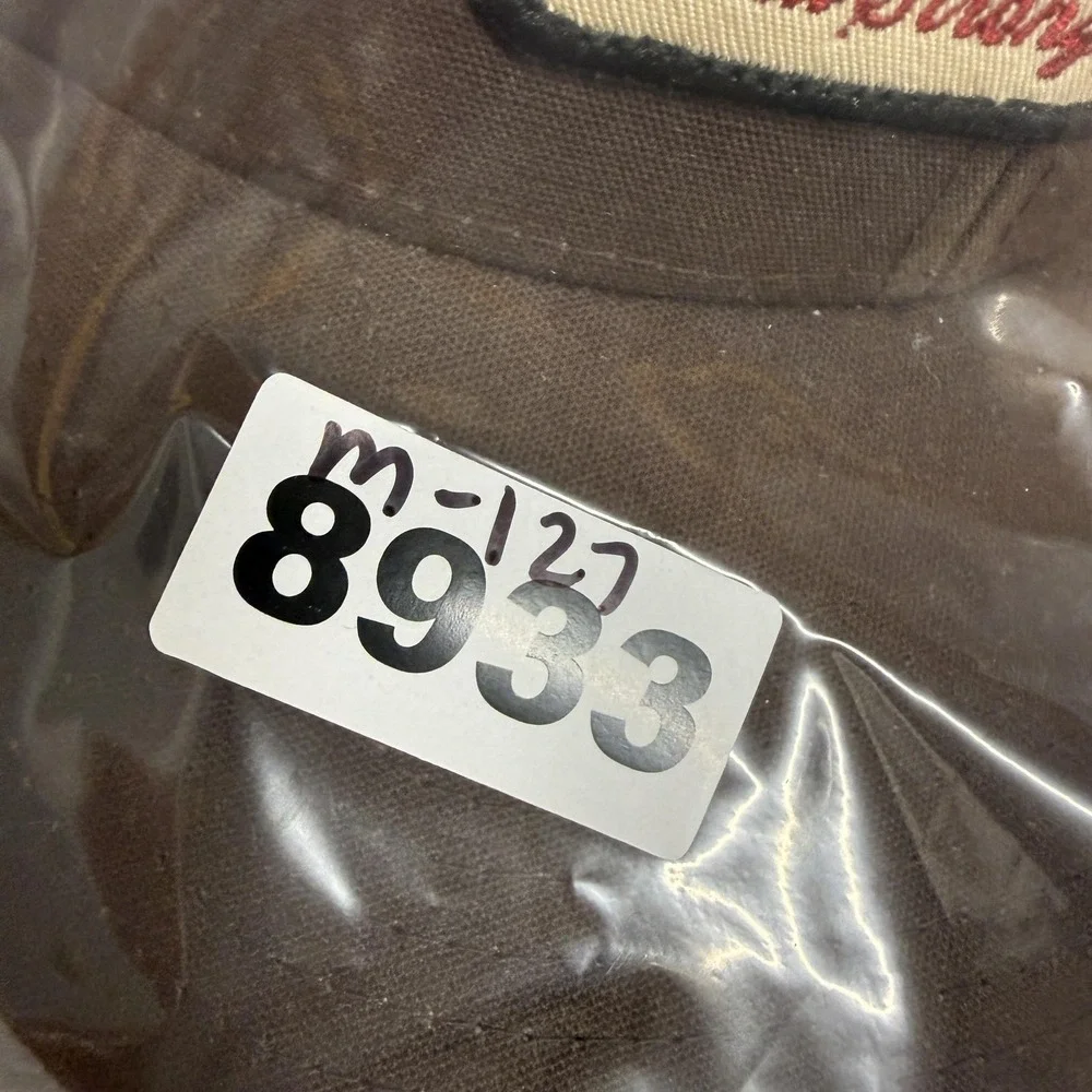 Vans Hat Cap Snap Back One Size Brown Twill Patch Built Strong Cali‎ Casual Mens